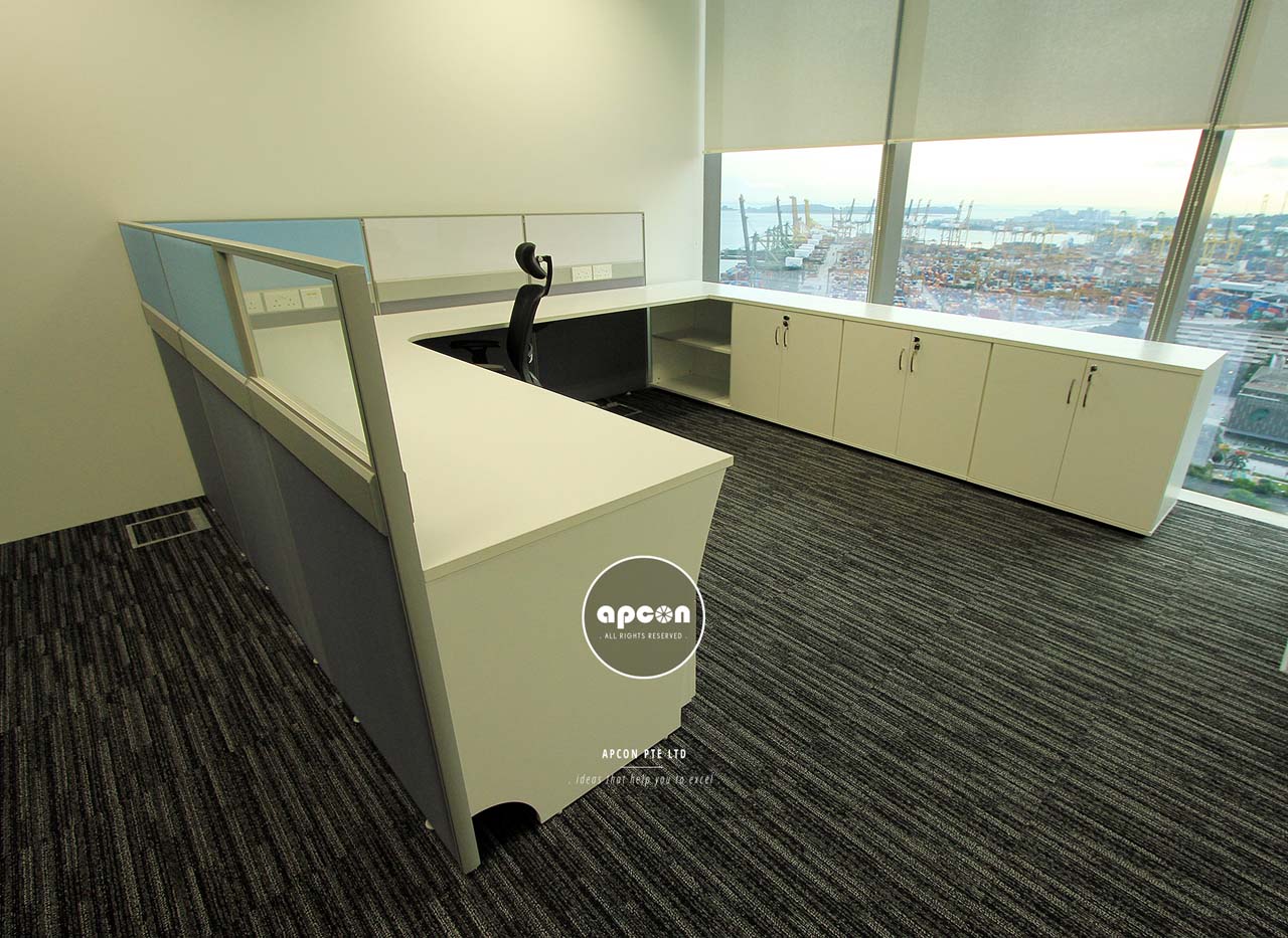 Office Interior Design Singapore - Office Furniture - XLIM L workstation