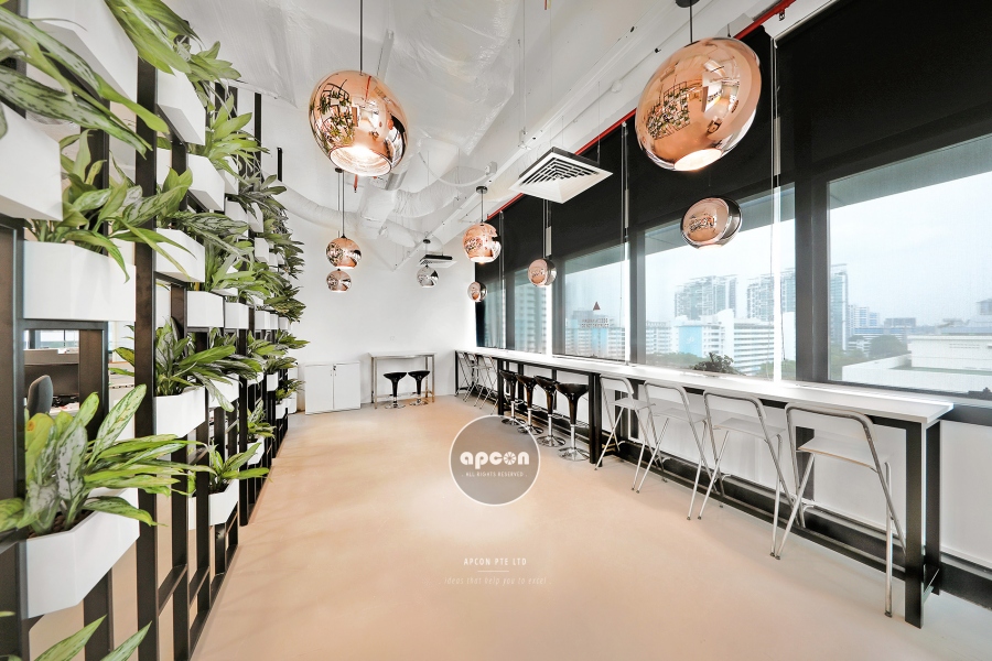 AETN Apcon Office Interior design singapore - Green office 6