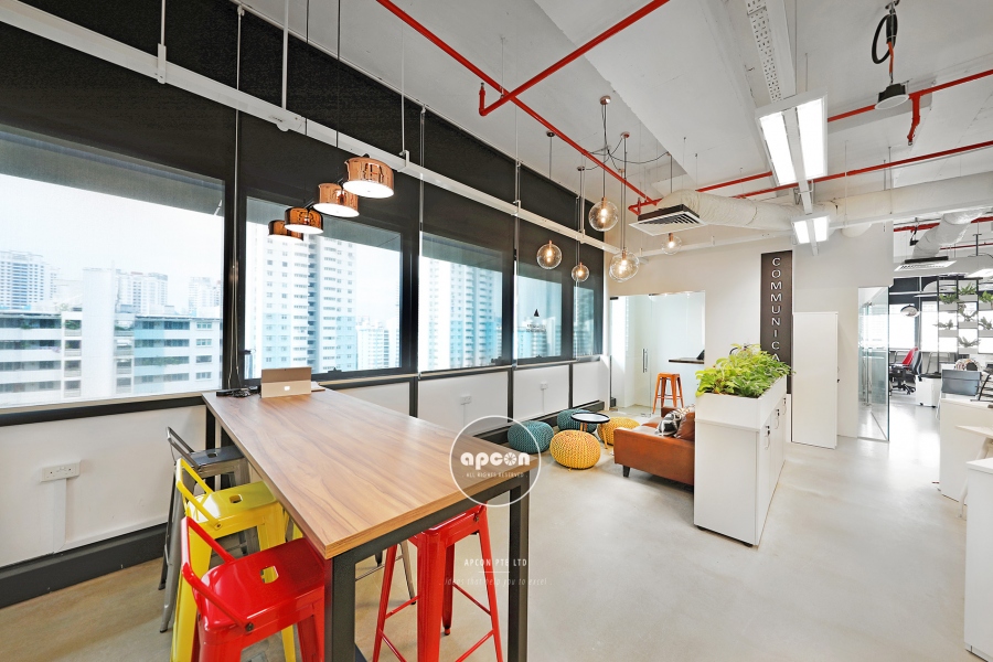 AETN Apcon Office Interior design singapore - Rest Lounge 4