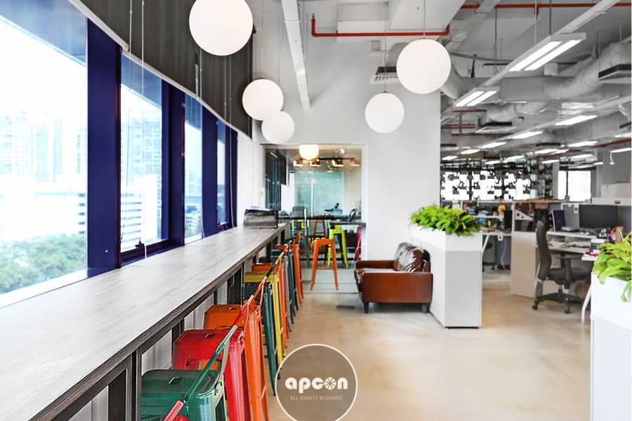 AETN Apcon Office Interior design singapore - breakout 3