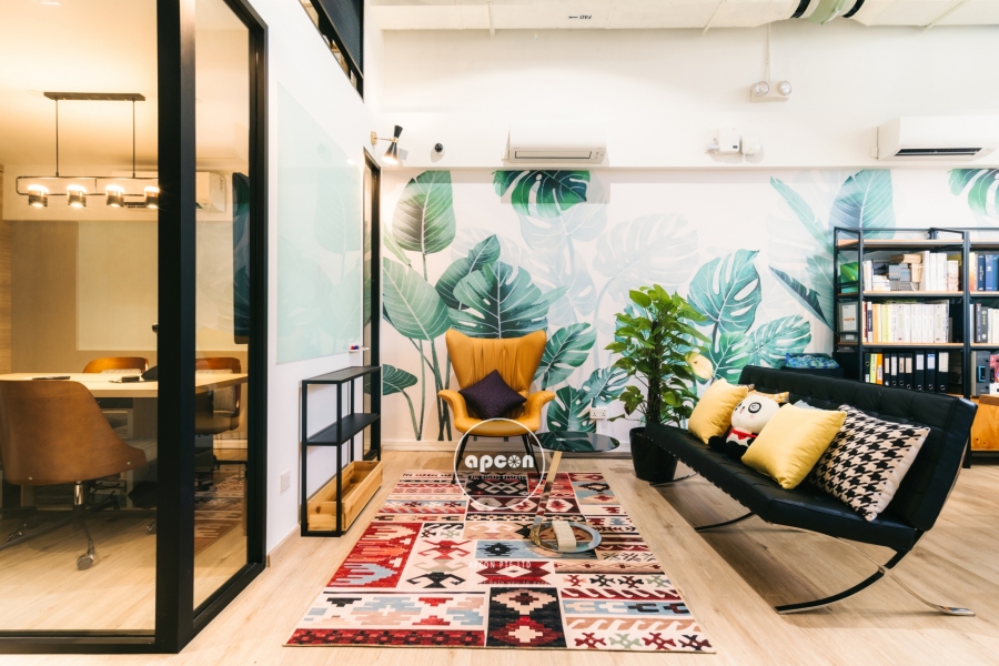 Singapore Office Interior Design-T-Space-Apcon-Lounge