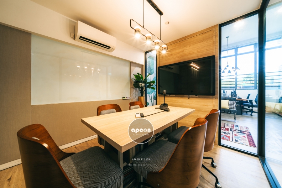 Singapore Office Interior Design-T-Space-Apcon-Meeting Room