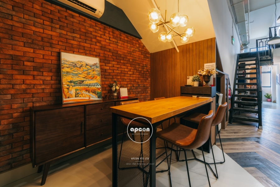 Singapore Office Interior Design-T-Space-Apcon-Social Area