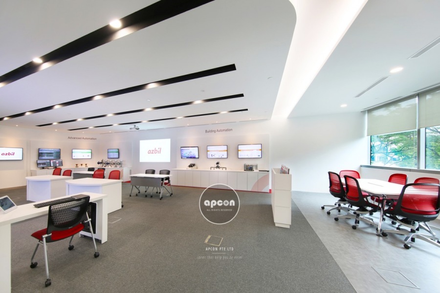 Azbil Commercial Office Design - Showroom