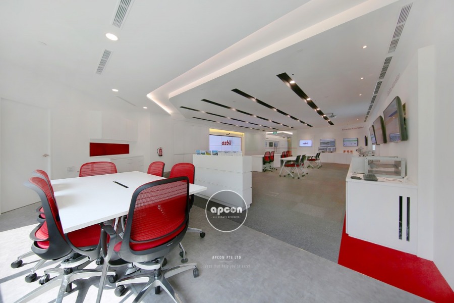 Azbil Commercial Office Design - Showroom2