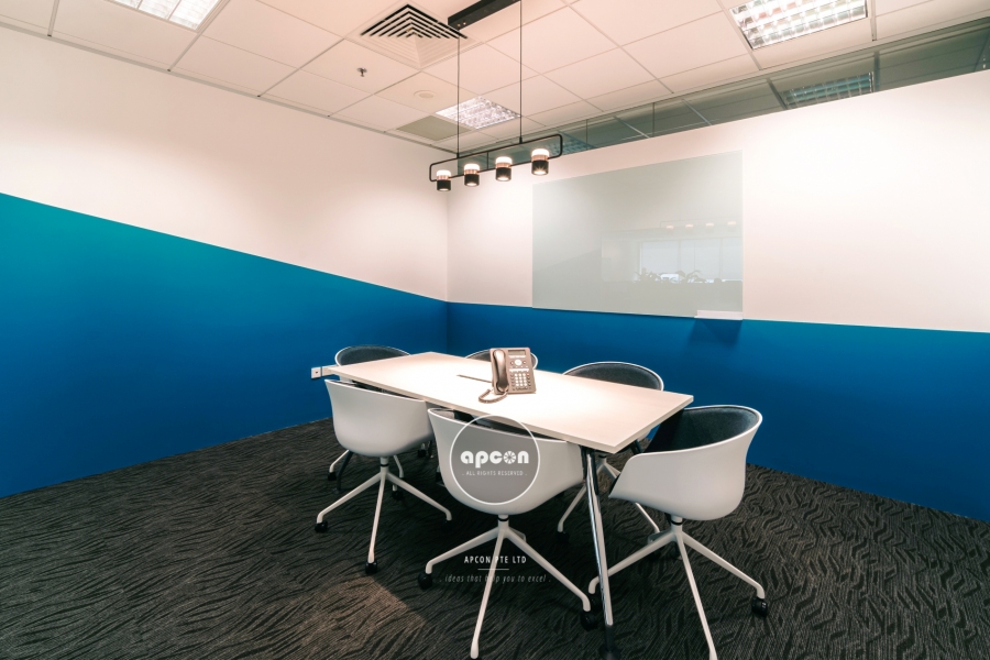 Singapore Office Interior Design-Asia Square Tower-Logwin-Discssion Room