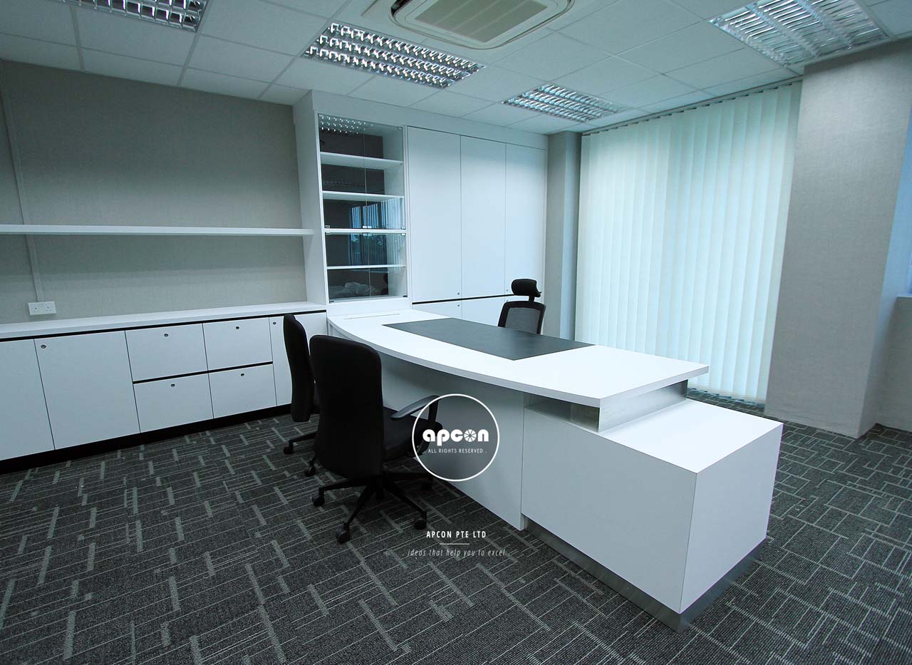 Office Interior Design Singapore - Office Furniture - Executive Desk