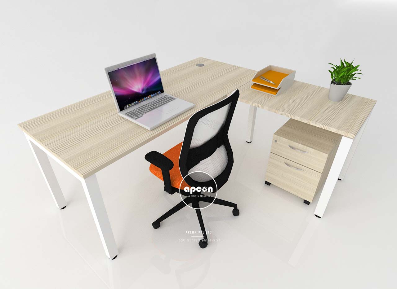 Office Interior Design Singapore - Office Furniture - Recta L executive
